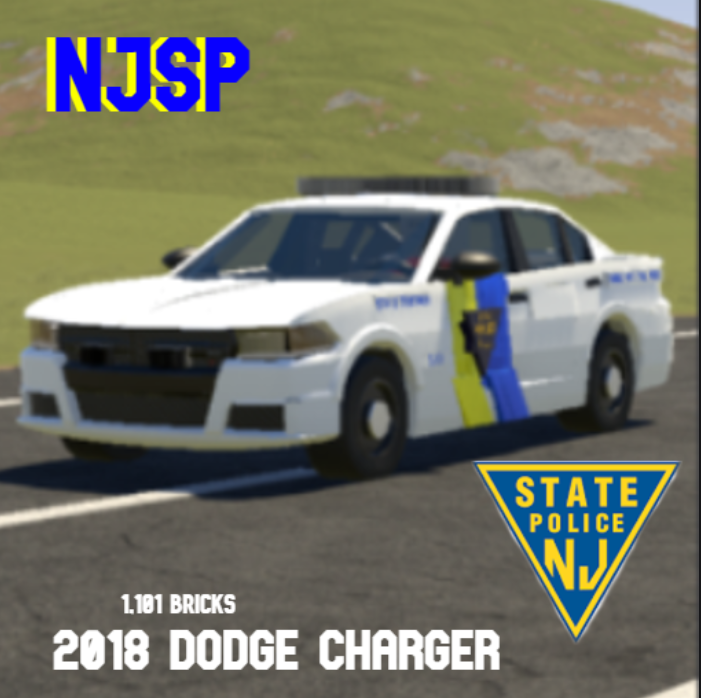 2018 Dodge Charger NJSP- New Jersey State Police - FICTIONAL-