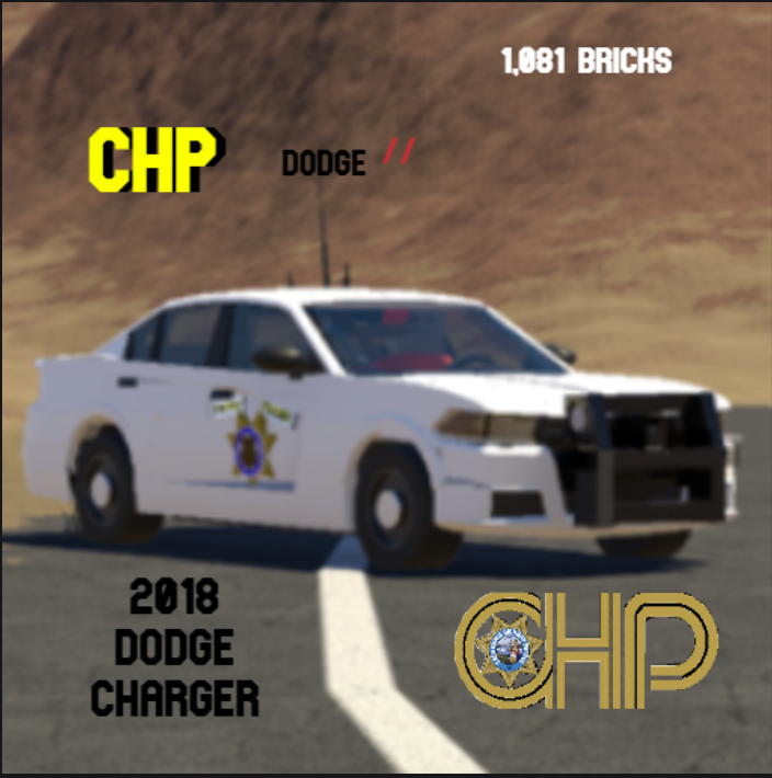 2018 Dodge Charger  - CHP -       -CUSTOM LIGHTBAR- Polar  -SlickTop-