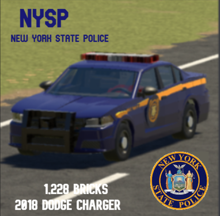 2018 Dodge Charger -NYSP- New York State Police -CUSTOM LIGHTBAR-