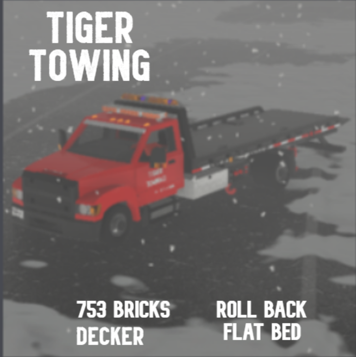 2005 Decker Rancher - TIGERS TOWING - Rollback - Flatbed Tow Truck