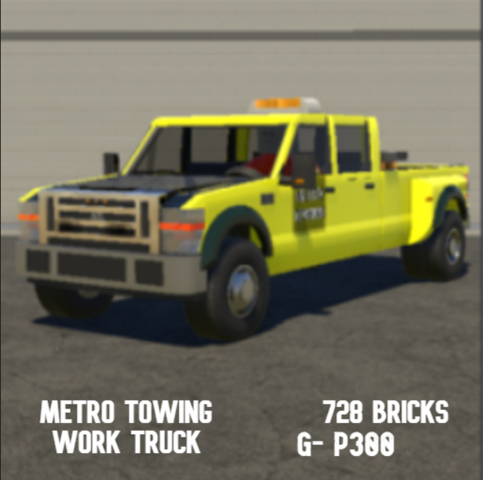 G-P300 Crew Cab   - METRO   TOWING -