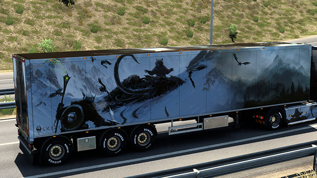 SKYRIM Paintjob for trailer box
