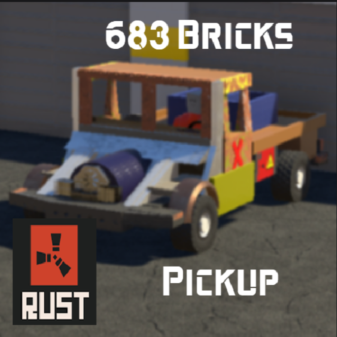 Modular Vehicle From RUST - Pickup Truck
