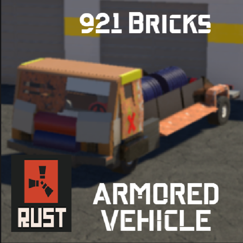 Modular Truck From RUST - Armored Truck