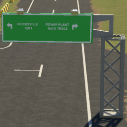 Highway Sign V2 Highway Intersection