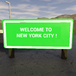 Welcome To New York City! Sign - Small -