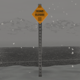 Road Closed Sign
