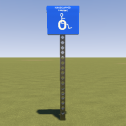 Handicapped Parking Sign