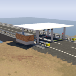 Toll Crossing Booth For Canyon Map