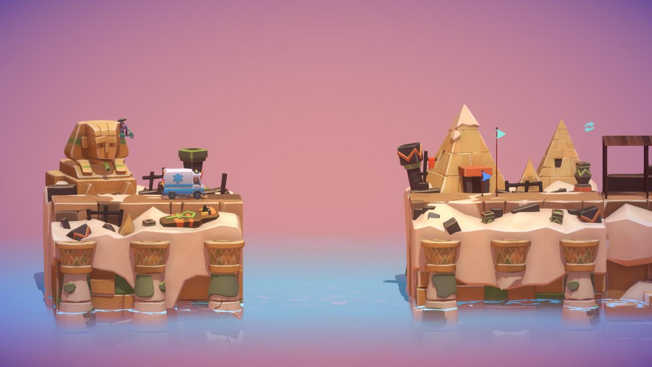 makeshift bridge