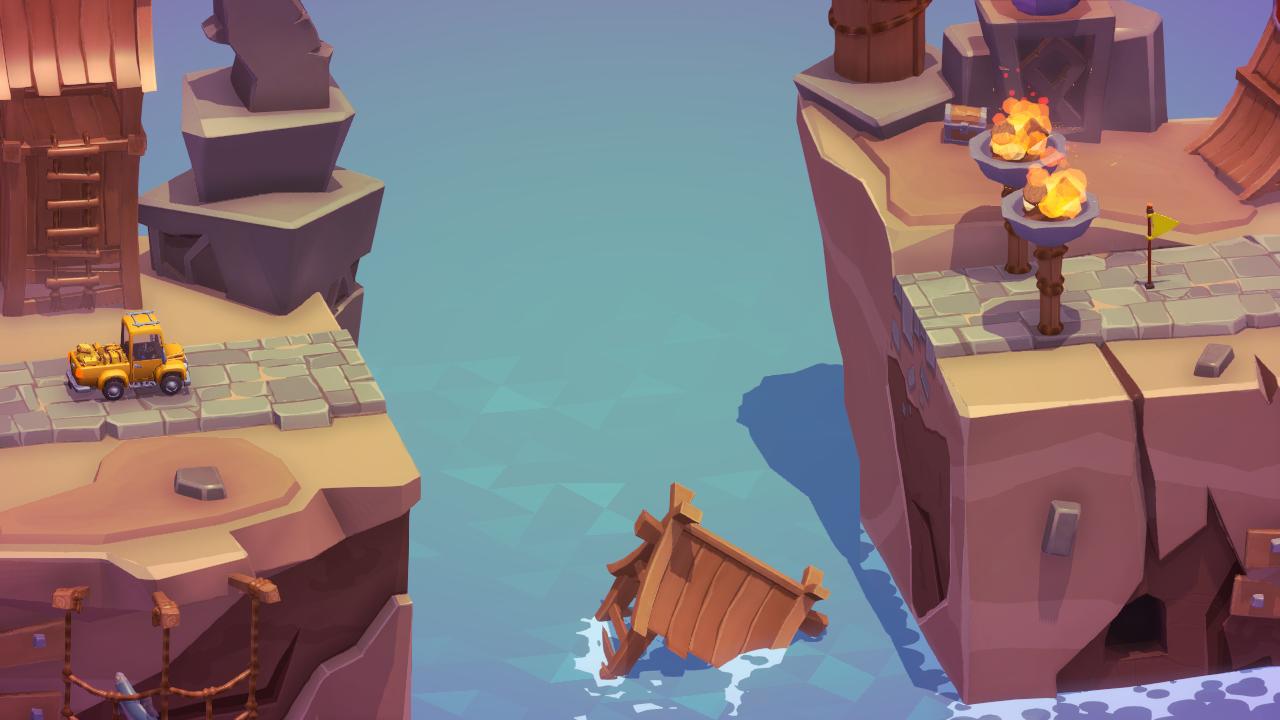 Fallen tower