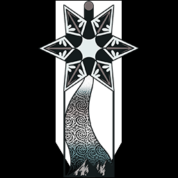 Fantasy-Roleplay Snow Elven Banner