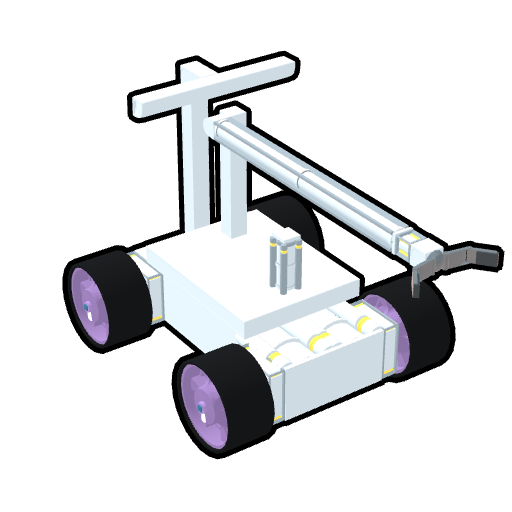 Arm Robot With Telescoping Piston Movement
