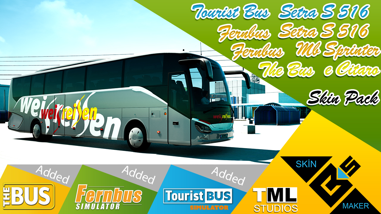 Setra S516-2 Weis Reisen Skin Pack