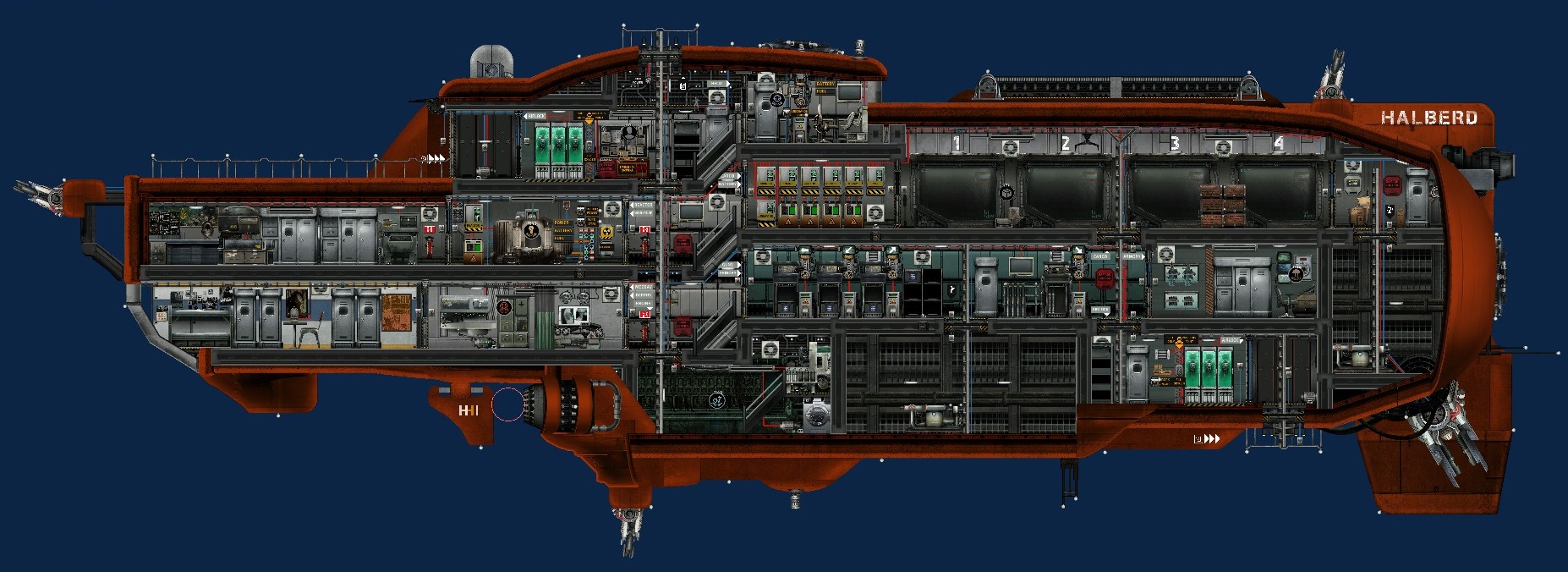 [HHI] Halberd – Barotrauma Mod