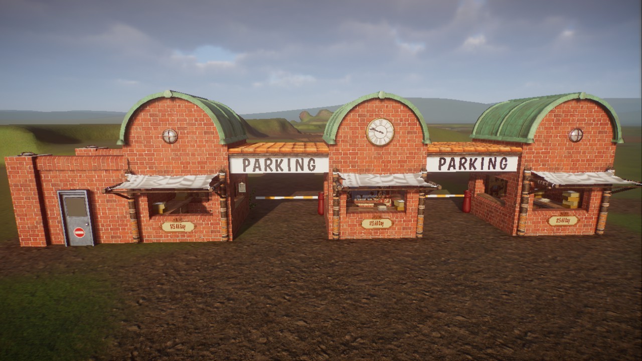 Parking Gate Entrance