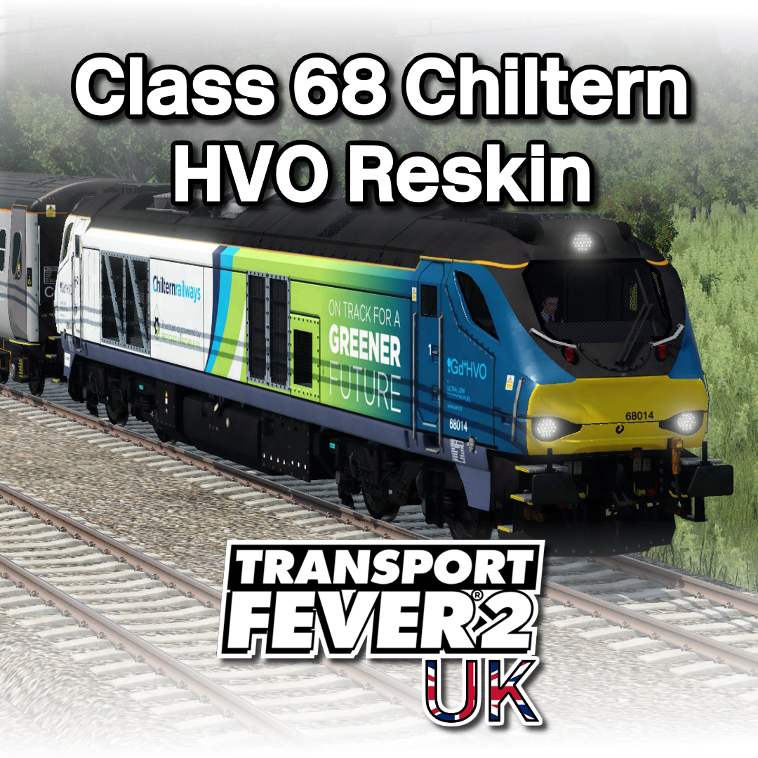 Chiltern Railways Gd+HVO Class 68 Reskin
