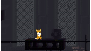 Tails cat
