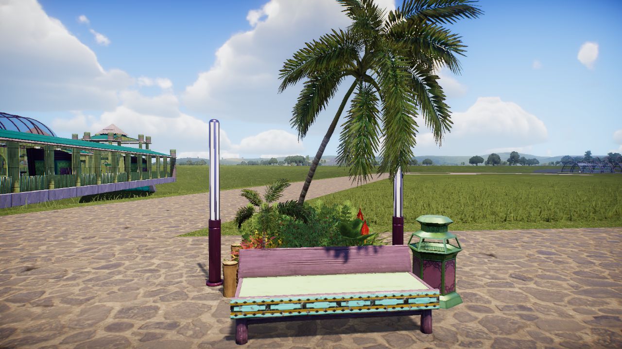 Pastelica Bench with Planter R