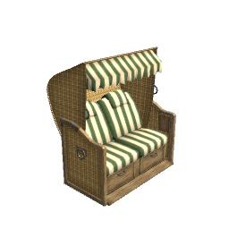 WfS Beach Chair Basket green