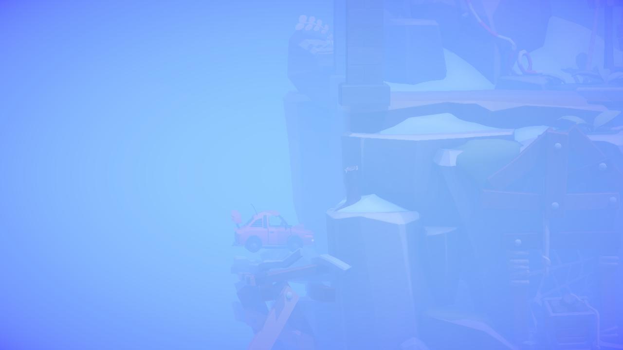 Its to foggy for an elevator