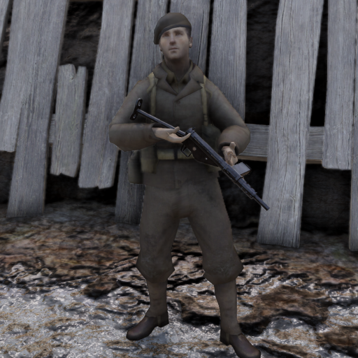 WWII British Gunner