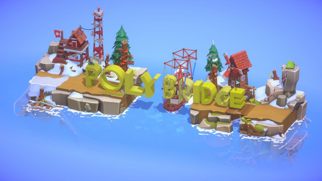Poly Bridge main menu (2015)
