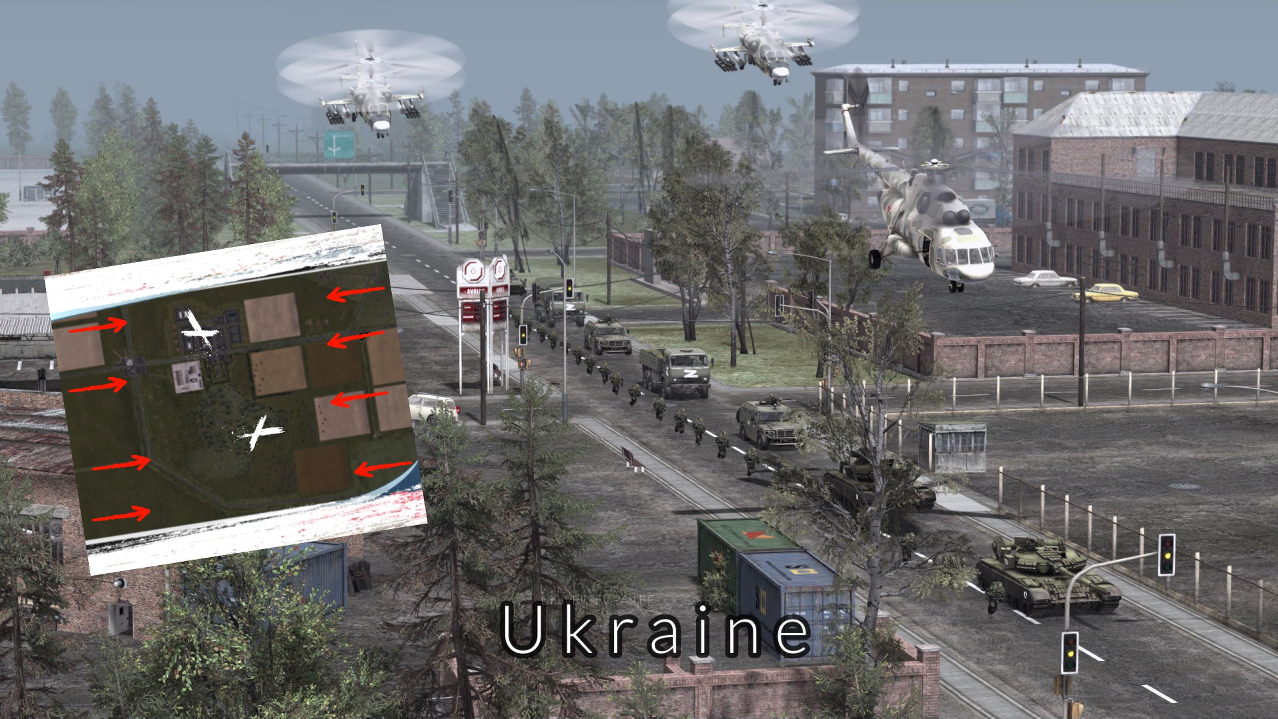 Ukraine Map 4v4 (Modern Conflict)