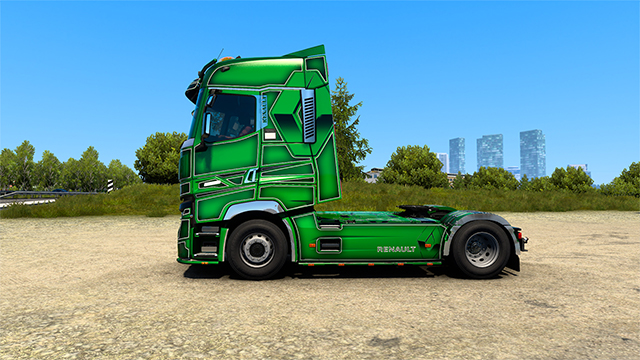 Renault T Range Miltraty Skin Pack