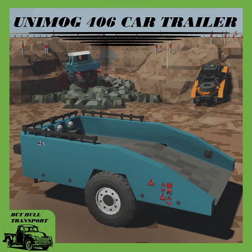 UNIMOG 406 CAR TRAILER