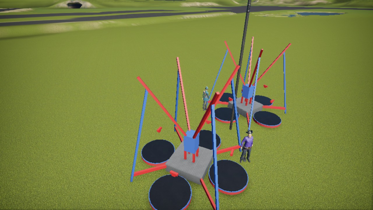 Trampoline attraction