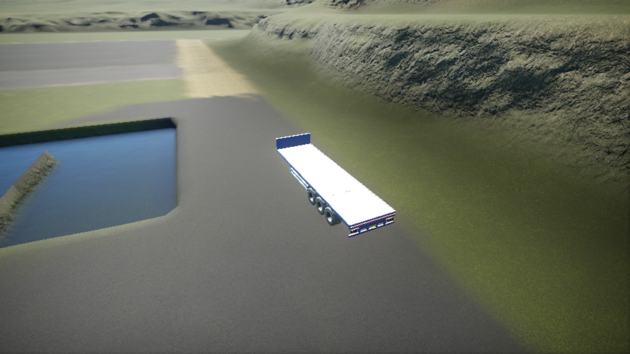 Flatbed Truck Trailer