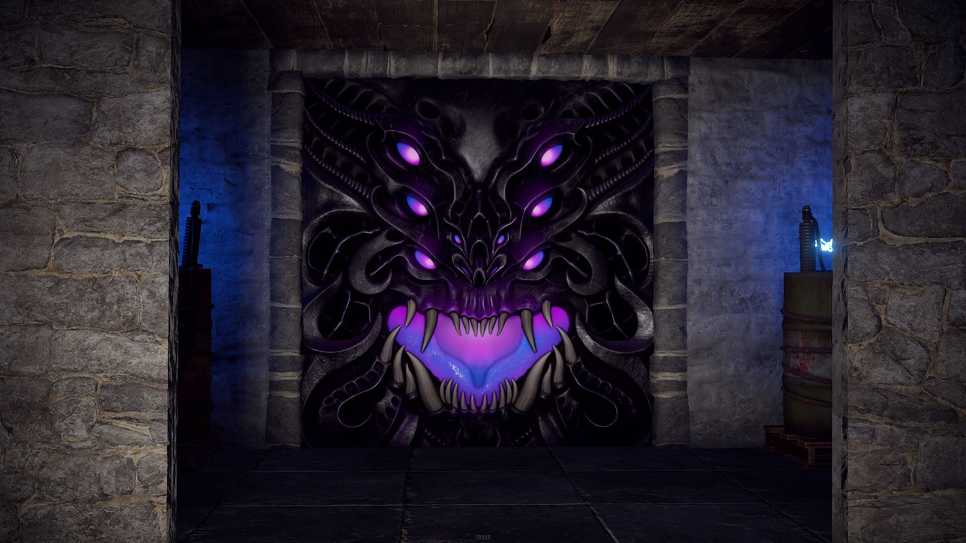 Abyss Garage Door