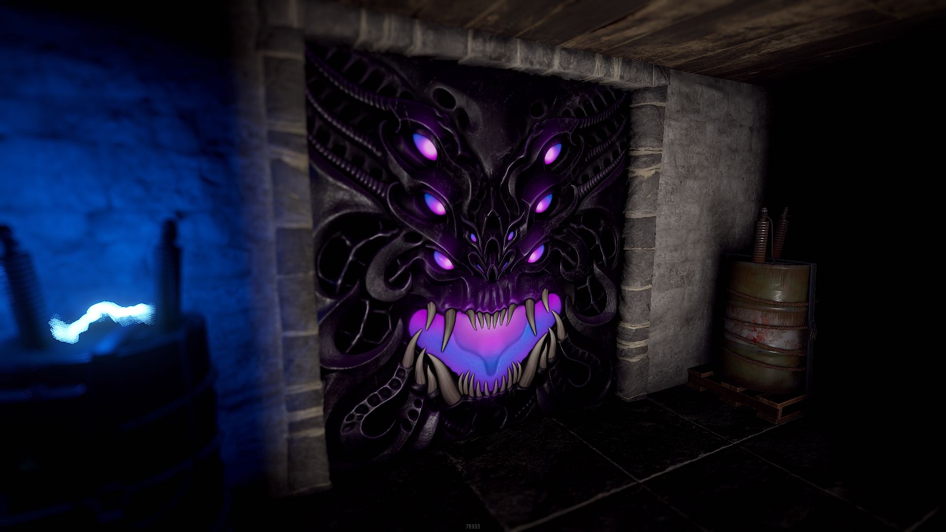 Abyss Garage Door