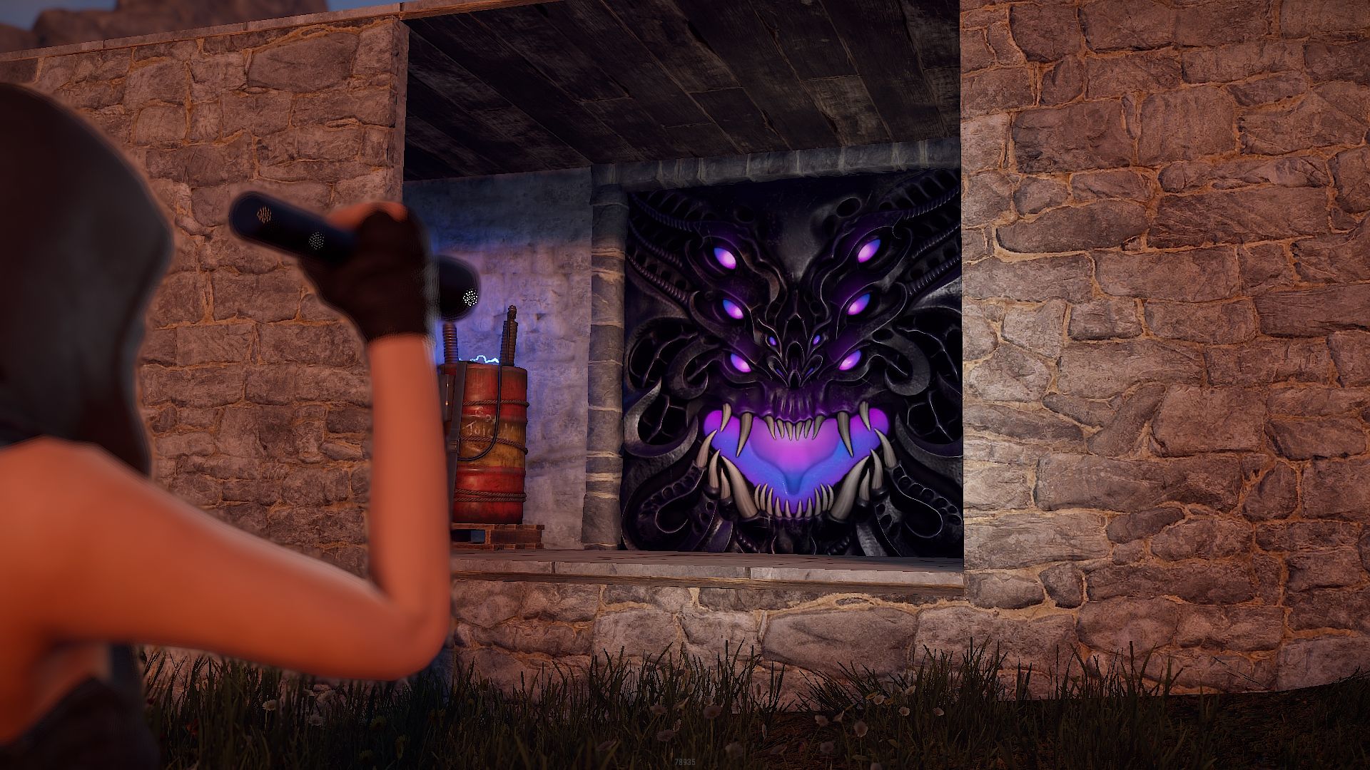 Abyss Garage Door