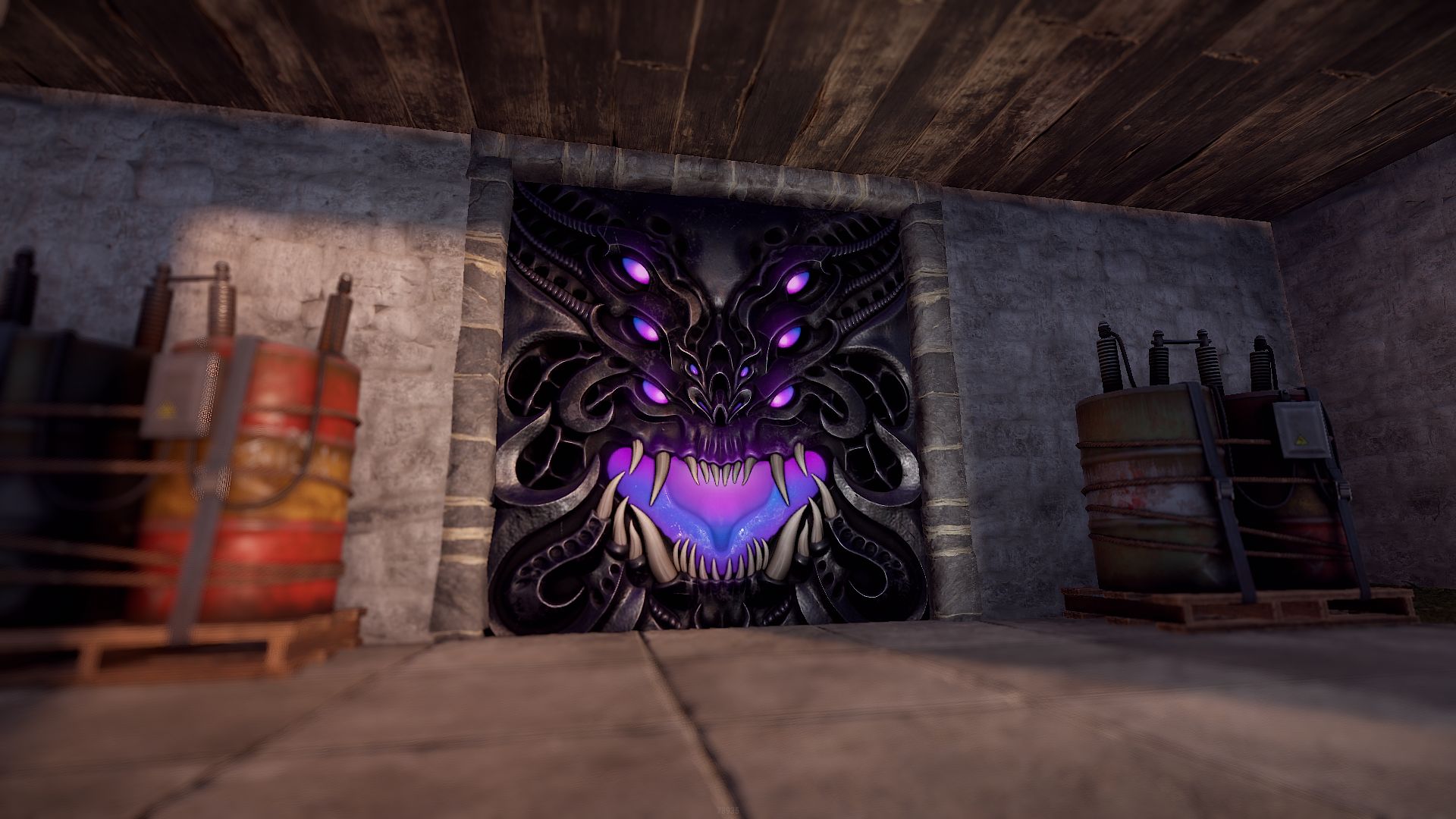 Abyss Garage Door