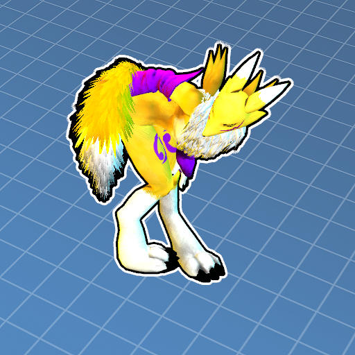 renamon does a thing
