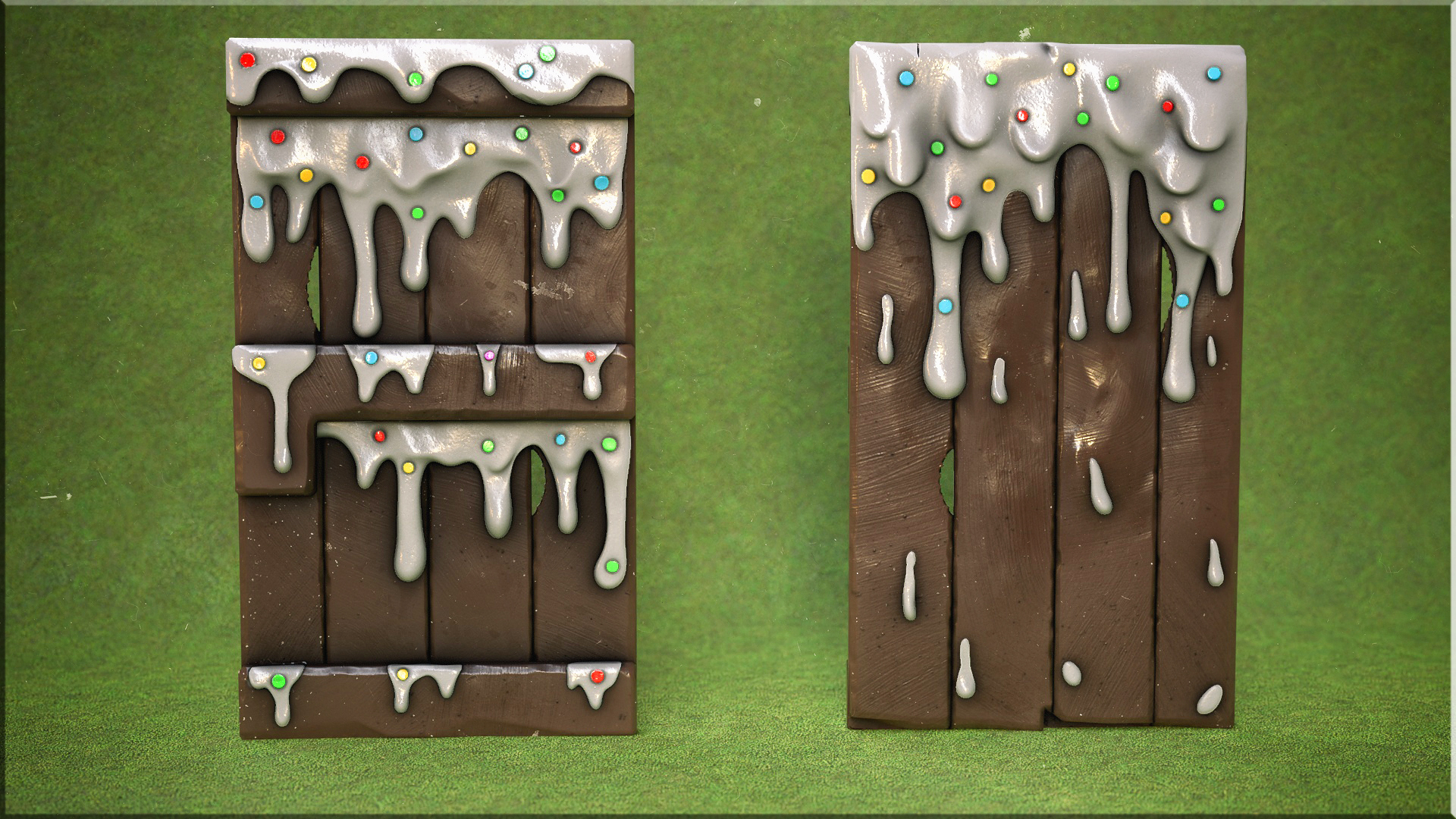 Sweet Wooden Door