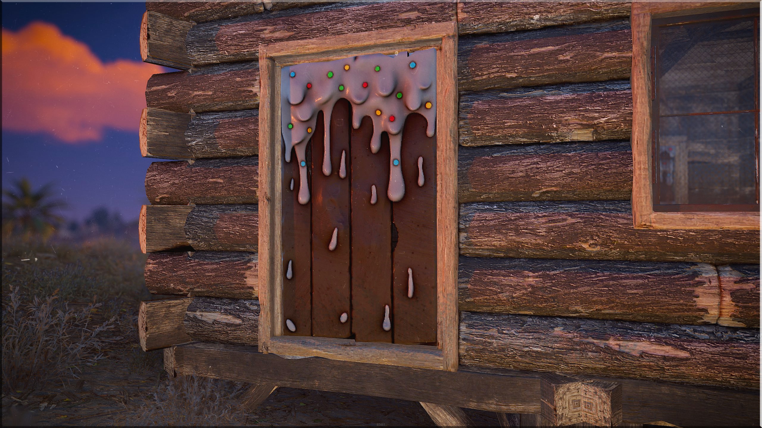 Sweet Wooden Door