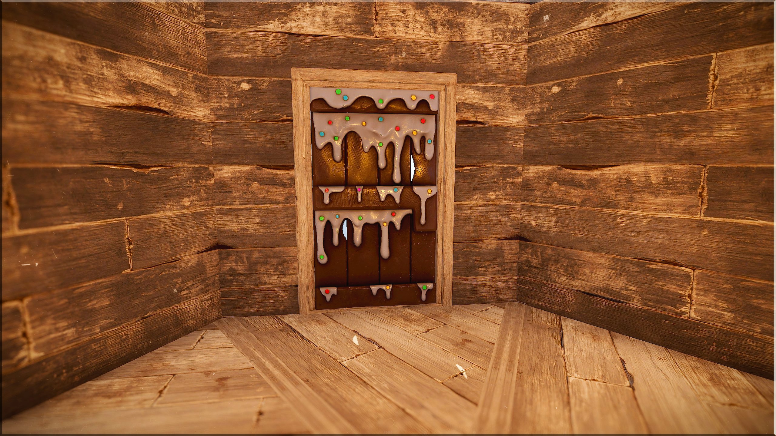Sweet Wooden Door