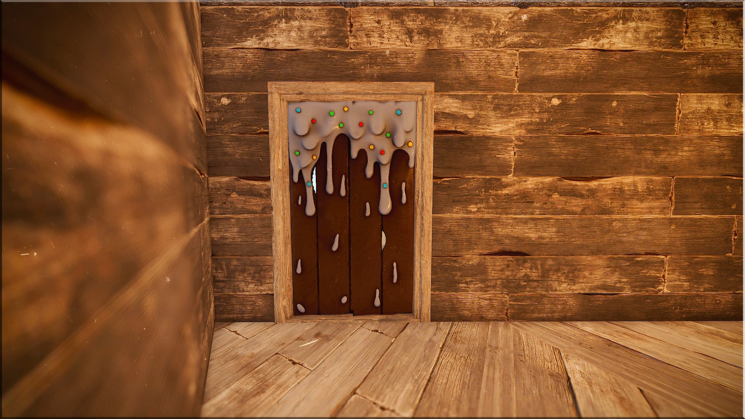 Sweet Wooden Door