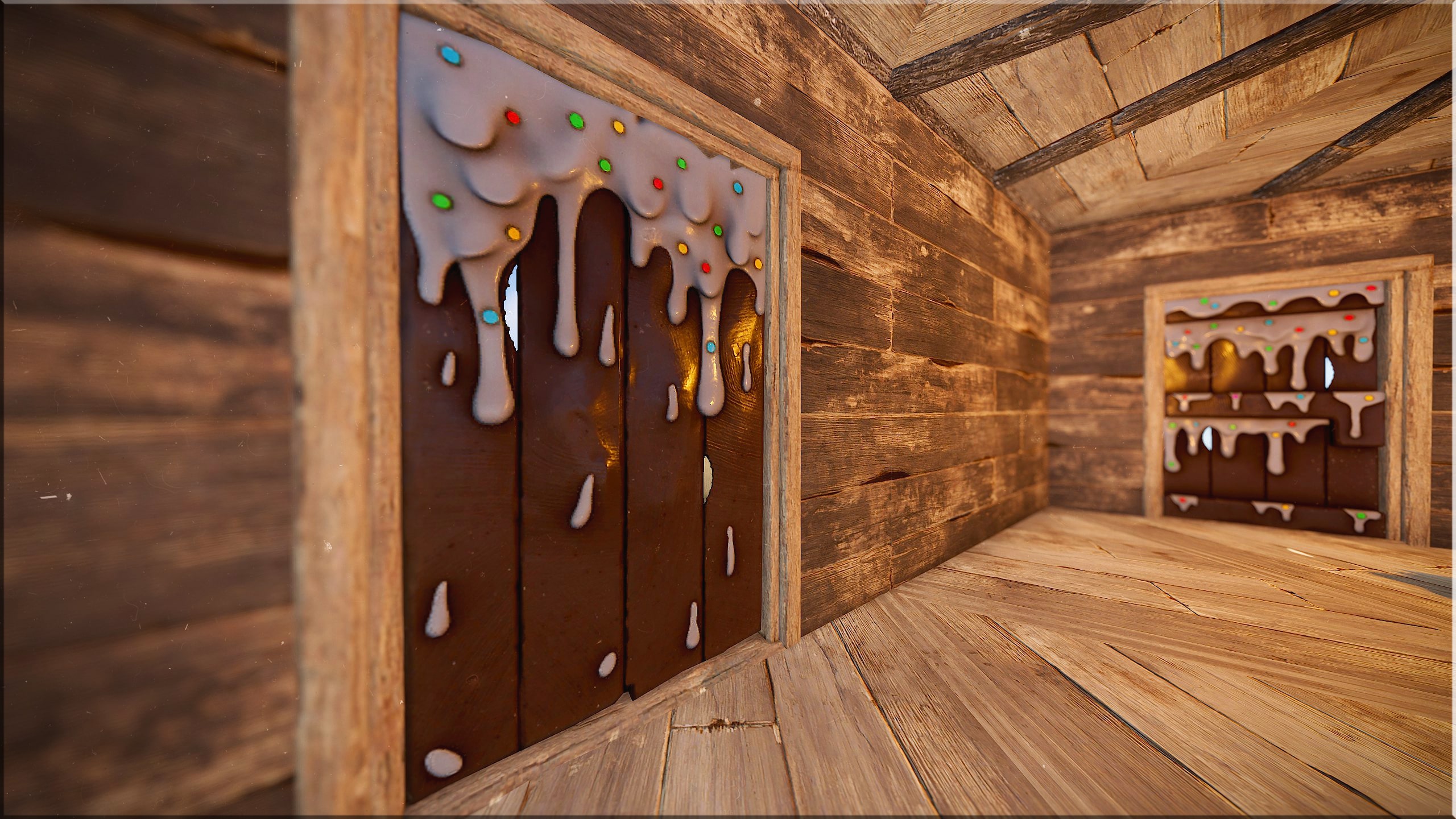 Sweet Wooden Door