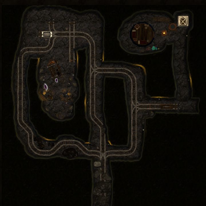 Mines under