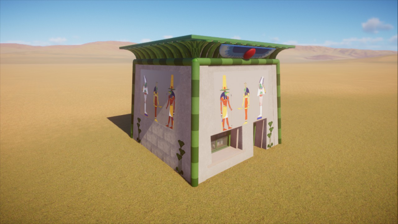 Old Egypt - Zookeeper Hut, large