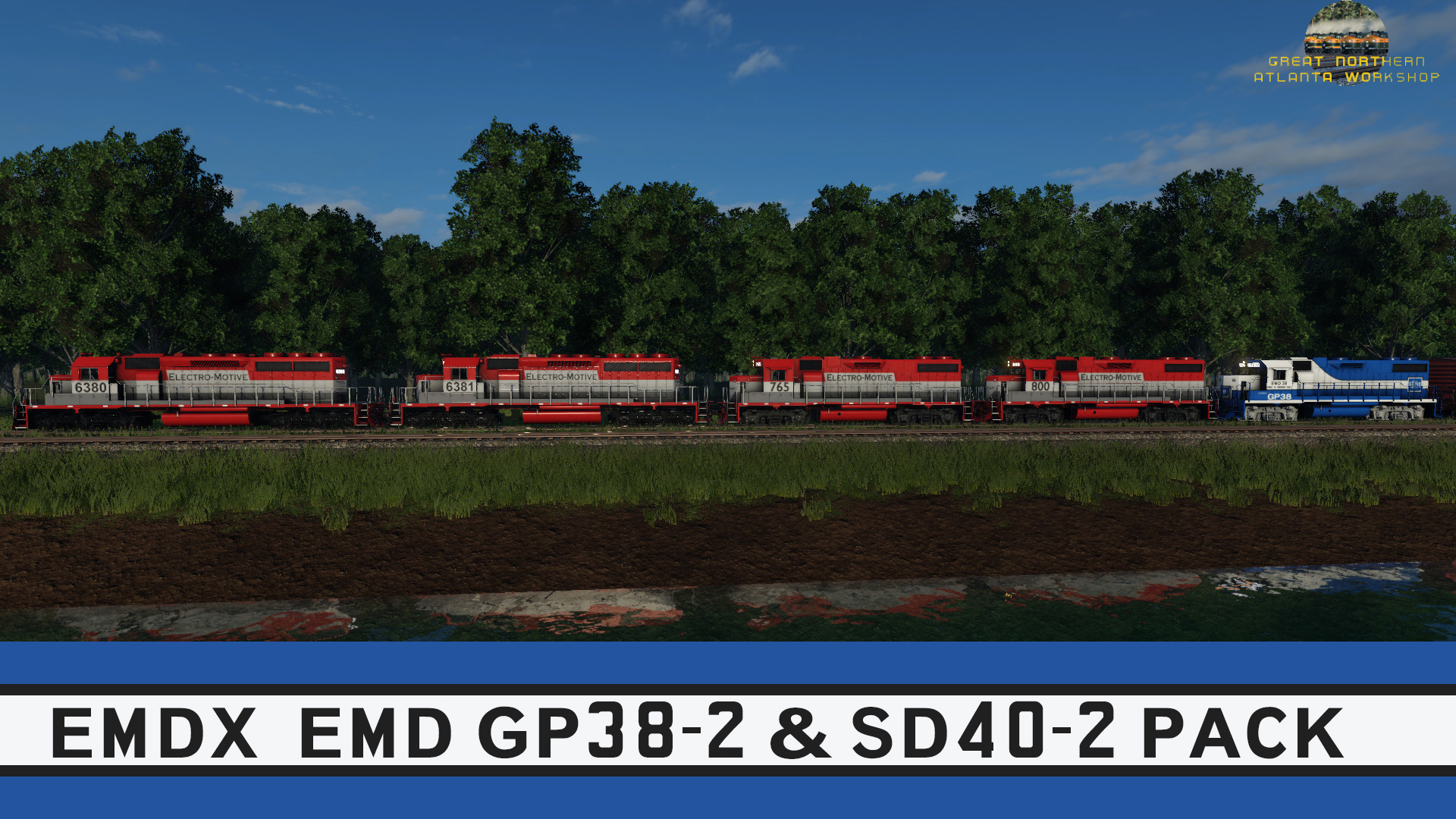 EMDX EMD GP38-2 & SD40-2 Pack