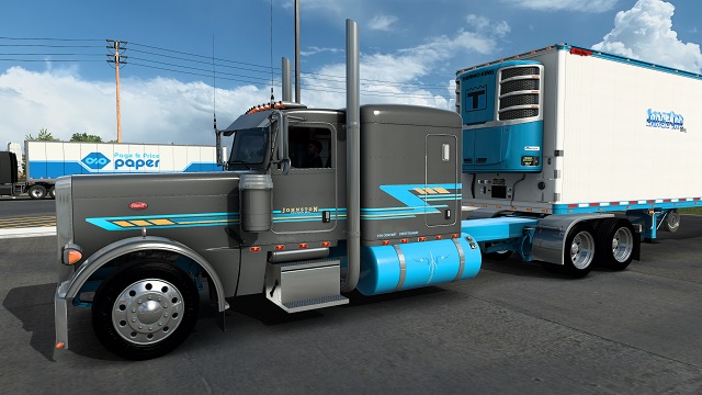 Johnston Trucking skin for Ruda's 389 and Great Dane