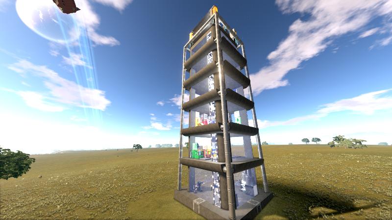 Tile-Open High Rise Constructors Tower