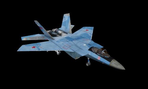 SU-35 Flanker E Sky Camo