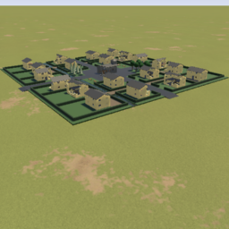 Battle Map Ruined Village by Uncle T