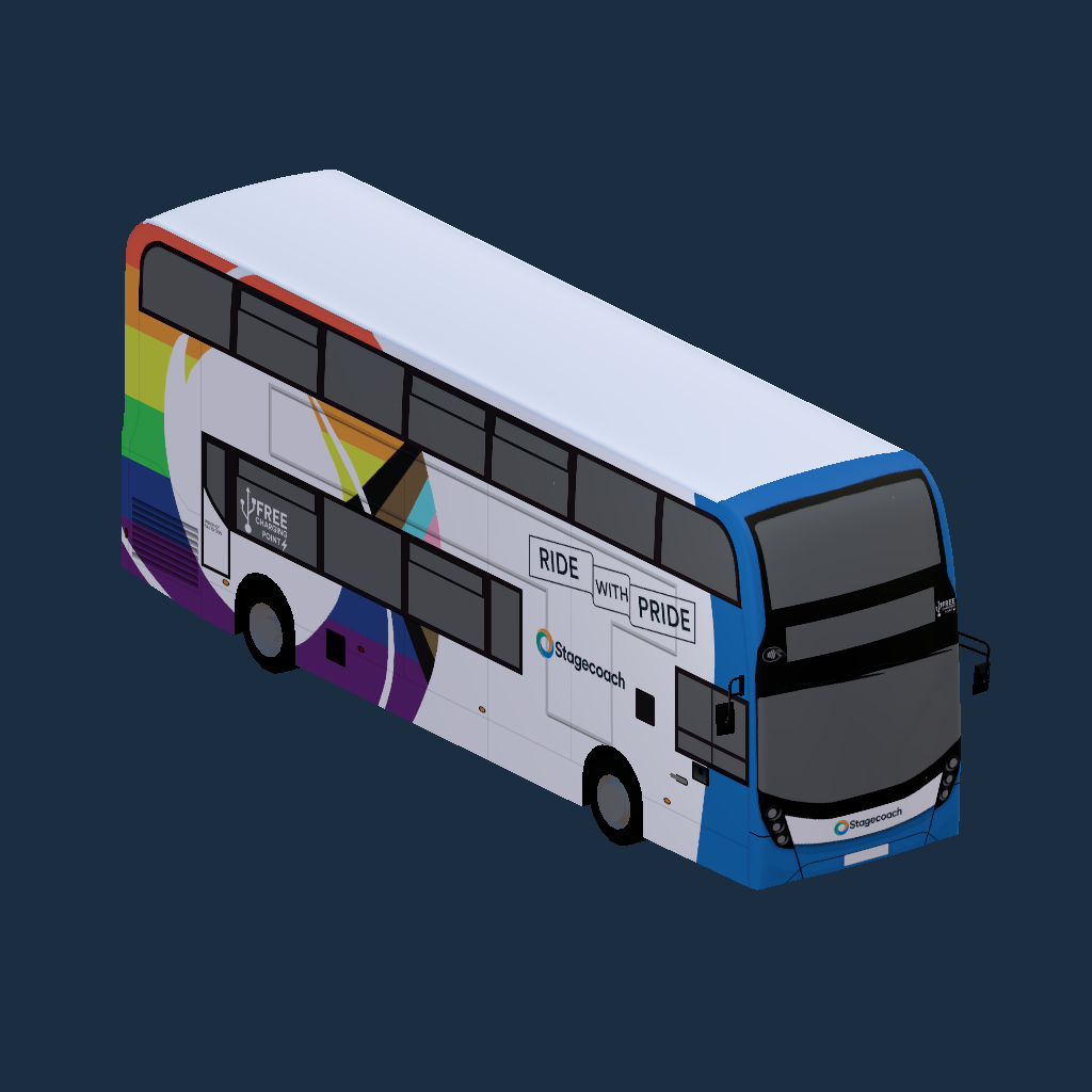 Stagecoach ADL Enviro 400 MMC Ride with Pride